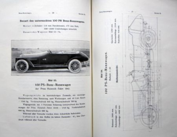 Rieder "Wissenschaftliche Automobil-Wertung" Vehicletechnic 1911 two volumes (7906)